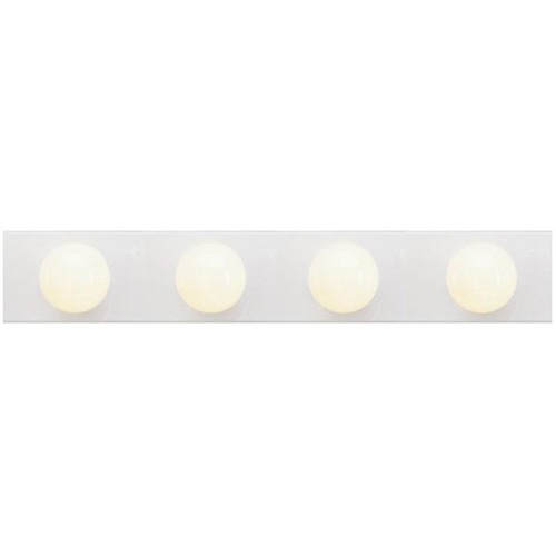 Hollywood Lighting PEP-24-WH 24" 4-Light Bath Vanity Light Bar, White