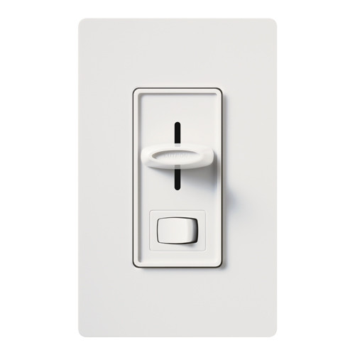 Lutron SELV-303P-WH Skylark Dimmer with On/Off Switch, 3-Way, 300W Electronic Low Voltage, White