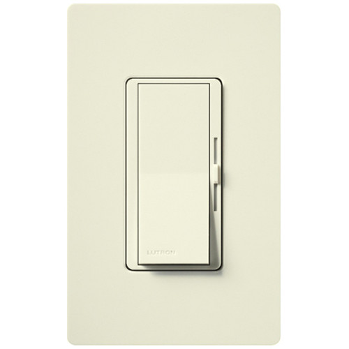 Lutron DVSCFSQ-LF-BI Diva Quiet 3-Speed Fan Control and Light Switch, Single Pole, 1.5A Fan, 1A LED/CFL, 2A Incandescent/Halogen, Biscuit