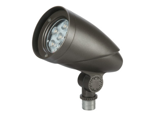 Lumark TCRS5S-7050 Small Tracer LED Floodlight, 5W, 550 Lumens, Spot Beam, 5000K, Carbon Bronze