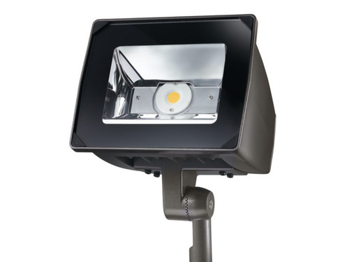 Lumark NFFLD-S-C70-D-UNV-66-T-WH Night Falcon LED Floodlight, 2700 Lumens, 0-10V Dimming, 6H x 6V Wide Distribution, Trunnion Mount, White