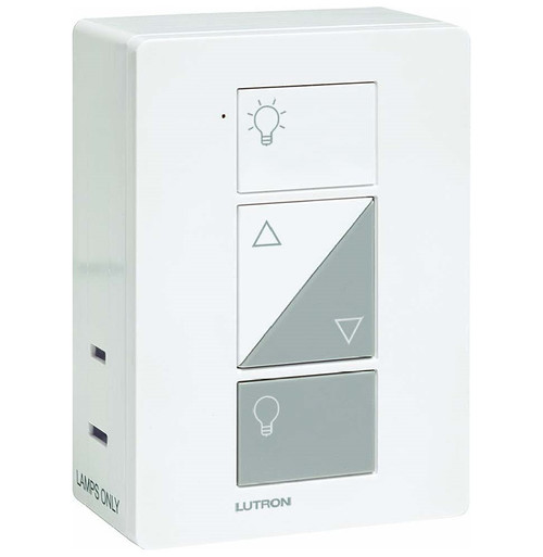 Lutron PD-3PCL-WH Caseta Wireless Plug-In LED+ Lamp Dimmer, Single Pole, 1000W LED/CFL, 300W Incandescent/Halogen, White