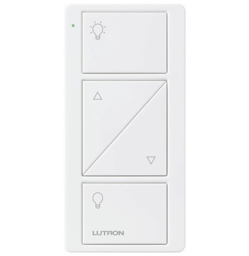 Lutron PJ2-2BRL-GWH-L01 Pico Wireless 2-Button Raise/Lower Remote, White