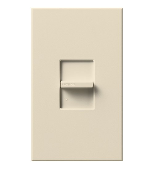 Lutron NT-1PS-LA Nova T Single Pole Switch, 120/277V, 20A, Light Almond