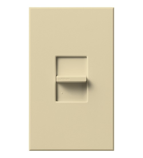 Lutron NTFSQ-IV Nova T Slide-to-Off Quiet 3-Speed Fan Control, Single Pole, 120V, 1.5A, Ivory