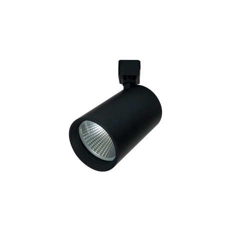 Nora Lighting NTE-856L1S9334B Jason PS LED Track Head, 120V, 20W, 1450 Lumens, Spot, Selectable CCT (3000K/3500K/4000K), Black