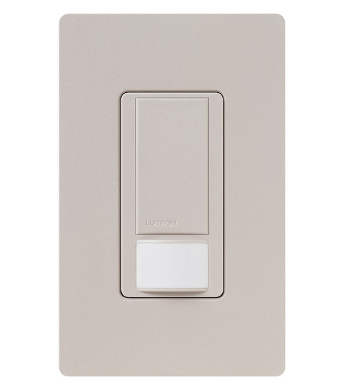 Lutron MS-VPS6M2-DV-TP Maestro PIR Vacancy Sensor Switch, Single Pole/3-Way/Multi-Location, 120-277V, 6A Light, 3A Fan, Taupe