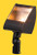 Corona Lighting CL-516-BK Diecast Aluminum Outdoor Directional Light, 12V, 35W T3, Black