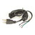 Nora Lighting NUA-804B 72" 3-Wire Hardwire Connector for LEDUR and LEDUR-TW Undercabinet Lights, Black