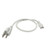 Nora Lighting NUA-905W 72" Cord & Plug for Bravo Frost Tunable White Undercabinet Lights, White