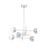 Eurofase Lighting 35919-018 Fairmount 32" 6-Light LED Chandelier, 30W, 1500 Lumens, 4000K, Chrome