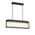 Eurofase Lighting 35929-017 Coop 36" Rectangular LED Chandelier, 24W, 1920 Lumens, 3000K, Sand Black and Gold