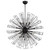 Eurofase Lighting 43865-017 Dendelio 35-Light Incandescent Chandelier, 120V, 1400W, Black