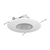 Elco Lighting EL2512W 6" Shower Trim with Diffused Lens, White