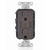 Leviton T5635-B 15A Tamper Resistant Duplex Receptacle with 30W (6A) Dual USB Type C In-Wall Charger, Brown