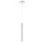 Eurofase Lighting 35704-055 Baldwin 2" Round Tube LED Pendant, 4.3W, 125 Lumens, 3000K, Aluminum