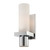 Eurofase Lighting 23277-038 Pillar Halogen/Incandescent Wall Mount, Chrome with Opal White Shade