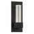 Eurofase Lighting 33688-015 Solato Small LED Outdoor Wall Sconce, 4.5W, 135 Lumens, 3000K, Black with Seeded Glass