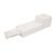 Halo Lighting L980P Live End Conduit Adapter for Single Circuit Track, White