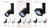 Halo Lighting L815SQ40FL927MB LED Stasis Square Track Luminaire, 4000 Lumens, 37 Degree Beam Angle, 2700K, Black