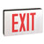 Nora Lighting NX-505-LED/R/2F Die-Cast LED Exit Sign, AC Only, Double Face, Red Letters