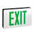 Nora Lighting NX-505-LED/G/2F Die-Cast LED Exit Sign, AC Only, Double Face, Green Letters