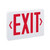 Nora Lighting NX-503-LED/R Thermoplastic LED Exit Sign, AC Only, White Housing with Red Letters