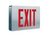 Sure-Lites CX62 Die Cast Aluminum LED Exit Sign, AC Only, Double Face, Brushed Aluminum