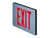 Sure-Lites TPX61RWH Thin Profile LED Exit Sign, AC Only, Single Face, White with Red Letters