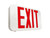 Sure-Lites APX7G Thermoplastic LED Exit Sign, Nickel Cadmium Battery, White with Green Letters