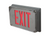 Sure-Lites UX61 Industrial Outdoor LED Exit Sign, AC Only, Single Face, Silver