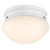 Westinghouse 6107100 7-1/4-Inch Dimmable LED Indoor Flush Mount Ceiling Fixture, White Finish with White Opal Glass