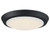 Westinghouse 6117400 11-Inch 20-Watt LED Indoor Flush Mount Ceiling Fixture, Matte Black Finish with Acrylic Shade