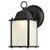 Westinghouse 6107500 One-Light Dimmable LED Outdoor Wall Fixture, Textured Black Finish with Frosted Glass