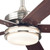 Westinghouse 7209100 Castle 52" Indoor LED Ceiling Fan, Brushed Nickle Finish with Reversible Blades (Weathered Maple/Beech)