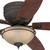 Westinghouse 7209600 Carolina 52" Indoor LED Ceiling Fan, Oil Rubbed Bronze Finish with Reversible Blades (Applewood/Cherry)