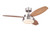 Westinghouse 7221600 Alloy LED 42" Indoor Ceiling Fan, Brushed Nickel Finish with Reversible Beech/Wengue Blades, Opal Frosted Glass