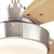 Westinghouse 7221600 Alloy LED 42" Indoor Ceiling Fan, Brushed Nickel Finish with Reversible Beech/Wengue Blades, Opal Frosted Glass