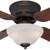 Westinghouse 7230500 Hadley Dimmable LED 42" Indoor Ceiling Fan, Oil Rubbed Bronze Finish with Reversible Applewood/Cherry Blades, White Alabaster Bowl