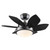 Westinghouse 7224600 Quince Dimmable LED 24" Indoor Ceiling Fan, Gun Metal Finish with Reversible Black/Graphite Blades, Opal Frosted Glass