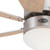 Westinghouse 7224000 Turbo Swirl Dimmable LED 30" Indoor Ceiling Fan, Brushed Aluminum Finish with Light Maple Blades, Opal Frosted Glass