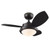 Westinghouse 7233000 Wengue LED 30" Indoor Ceiling Fan, Espresso Finish with Reversible Espresso/Dark Cherry Blades, Opal Frosted Glass