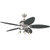 Westinghouse 7223100 Xavier II Dimmable LED 52" Indoor Ceiling Fan, Brushed Nickel Finish with Gun Metal Accents and Reversible Graphite/Weathered Maple Blades, Spot Lights