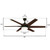 Westinghouse 74002B00 Cayuga 60" Indoor WiFi Dimmable LED Ceiling Fan, Black-Bronze with Applewood/Cherry Blades, Frosted Opal Glass, Remote