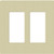 Lutron SC-2-SA Satin Decora 2-Gang Screwless Wallplate, Sage