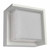 Westgate LRS-H-MCT-C90-WH Outdoor Architectural Square LED Wall Light, 12W, Adjustable CCT (3000K/4000K/5000K), White