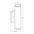 Westgate WMC3-UDL-MCT-BK-DT 3" Outdoor LED Cylinder Up/Down Light, 18W, Adjustable CCT (3000K/4000K/5000K), Black