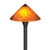 Lightcraft Outdoor AP-00B-TALL-21B Universal Mica Amber Path Light, T3 LED, 22.75" Stem, Natural Bronze, Amber Glass