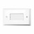 Westgate SLT-LH-WH Precision-Cast Aluminum Step Light Face Plate for SLE Series, White