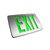 Westgate XD-TH-1GWWEM Thin Diecast LED Exit Sign, Single Face, 120-277V, White Housing with Green Letters